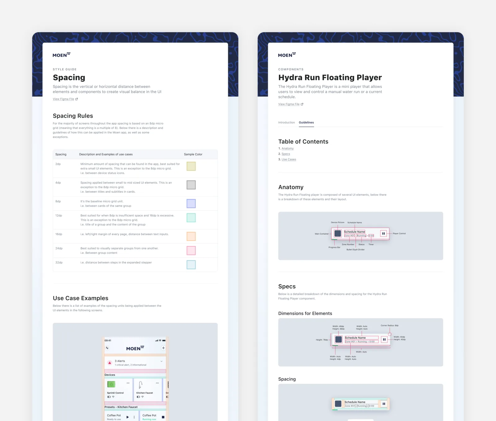 Moen — Design System Documentation and Guidelines