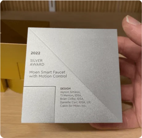 Moen — IDSA Silver Award for Smart Faucet Motion Control